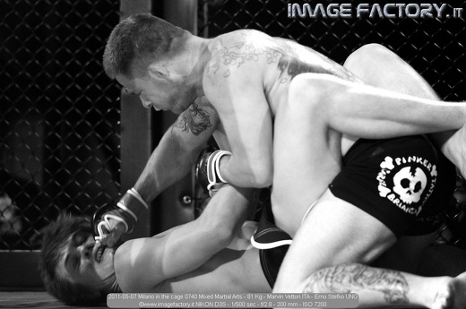 2011-05-07 Milano in the cage 0740 Mixed Martial Arts - 81 Kg - Marvin Vettori ITA - Erno Stefko UNG